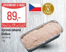 Sekaná syrová Globus