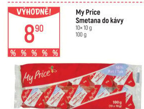 Smetánky do kávy My Price