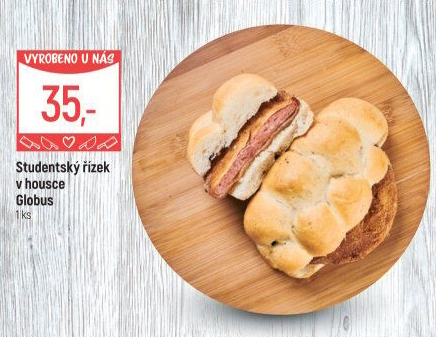 Studentský řízek v housce Globus