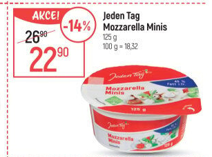 Sýr Mozzarella Minis Jeden Tag