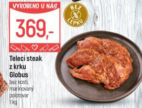 Telecí steak z krku marinovaný Globus