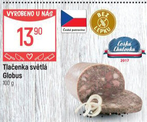 Tlačenka světlá Globus