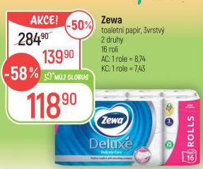 Toaletní papír 3vrstvý Deluxe Zewa