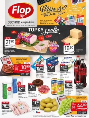 akční leták FLOP TOP 4.9.2024-10.9.2024
