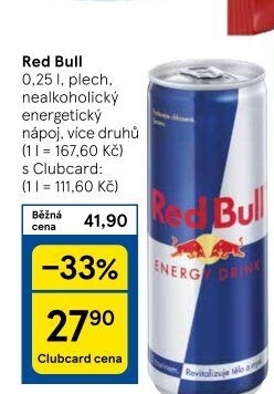 Energetický nápoj Red Bull