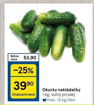Okurky nakládačky