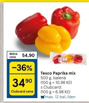 Paprika mix Tesco
