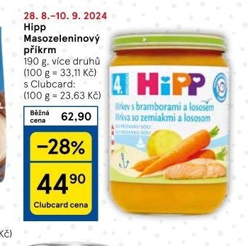 Hipp Masozeleninový příkrm