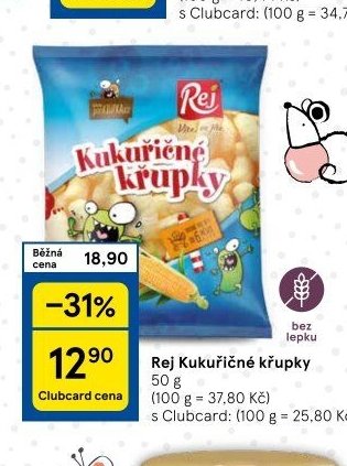 Rej Kukuřičné křupky