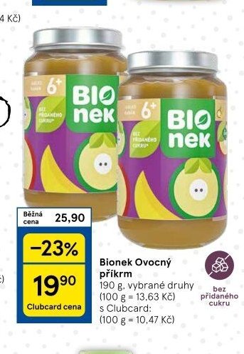 Bionek Ovocný příkrm
