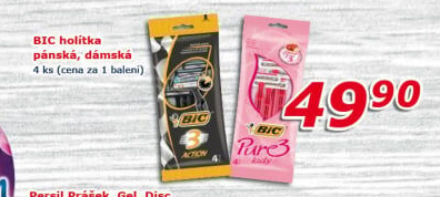 Holítka jednorázová dámská Bic