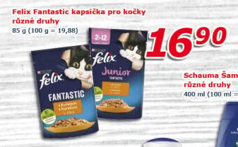 Kapsičky pro kočky Fantastic Felix Purina