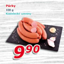 Párky Kostelecké uzeniny