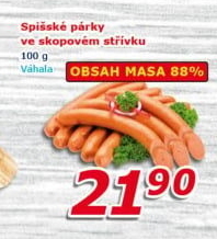 Párky spišské Váhala