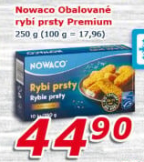 Rybí prsty nemleté mražené Nowaco Premium