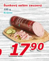 Salám šunkový zauzený Krásno
