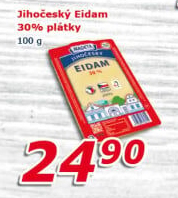 Sýr Eidam Jihočeský 30% Madeta