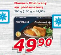 Sýr obalovaný mražený Nowaco