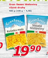 Těstoviny semolinové Gran Sasso