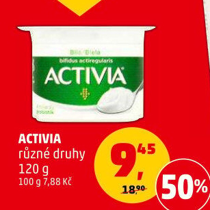 Bílý jogurt Activia Danone