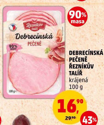 Debrecínská pečeně Řezníkův talíř