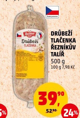 Drůbeží tlačenka Řezníkův talíř