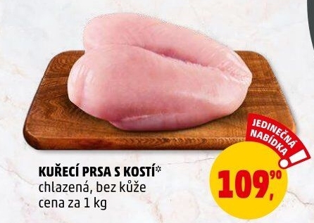 Kuřecí prsa s kostí