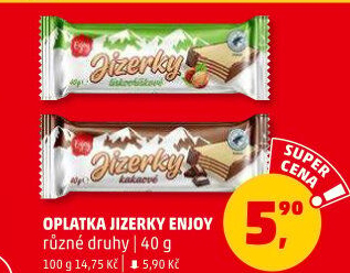 Oplatky Jizerky Enjoy