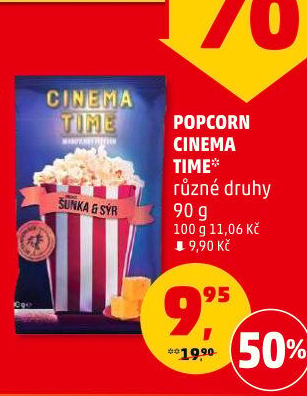 Popcorn do mikrovlnky Cinema Time