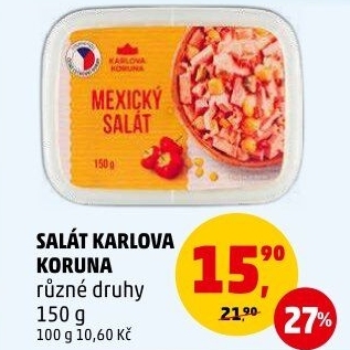 Saláty Karlova Koruna