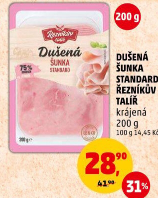 Šunka dušená standard Řezníkův talíř