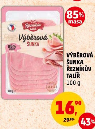 Šunka výběrová Řezníkův talíř