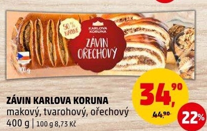 Závin Karlova Koruna
