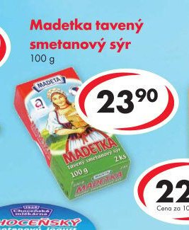Madetka tavený smetanový sýr