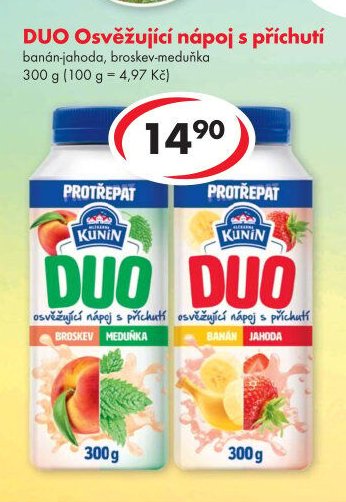 DUO Osvěžující nápoj s příchutí