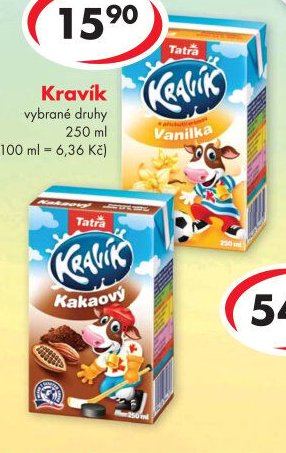 Kravík vybrané druhy