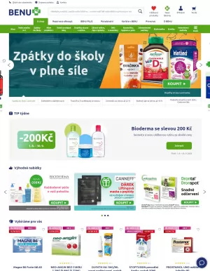 akční leták BENU Lékárna 4.9.2024-10.9.2024