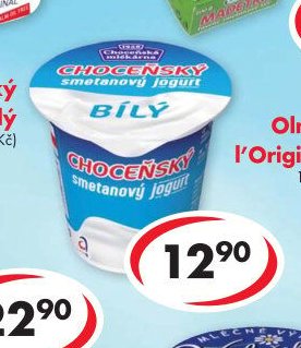 Choceňský smetanový jogurt bílý
