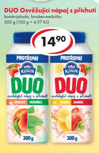 DUO Osvěžující nápoj s příchutí