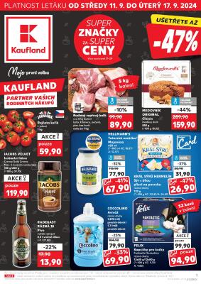 akční leták Kaufland 11.9.2024-17.9.2024
