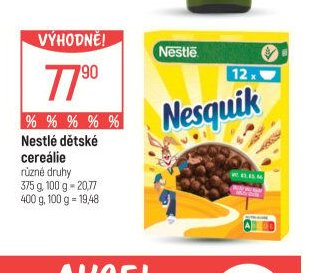 Nestlé dětské cereálie
