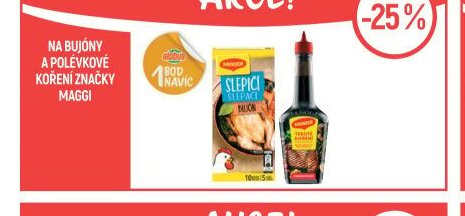 Maggi bujóny a polévkové koření
