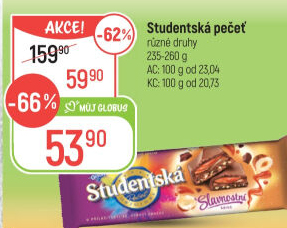 Čokoláda Studentská pečeť Orion