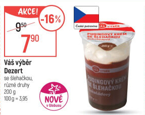 Dezert se šlehačkou Váš Výběr