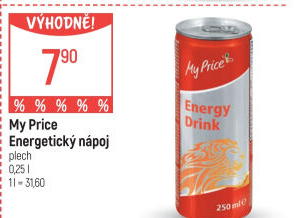 Energetický nápoj My Price