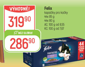 Kapsičky pro kočky Fantastic Felix Purina