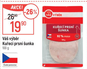 Šunka kuřecí prsní Váš Výběr