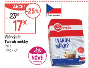 Tvaroh měkký Váš Výběr