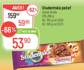 Čokoláda Studentská pečeť Orion