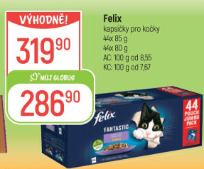 Kapsičky pro kočky Fantastic Felix Purina
